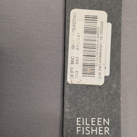 Eileen Fisher Washable Stretch Crepe Straight Leg Pants Soft grey 1X - Picture 10 of 14